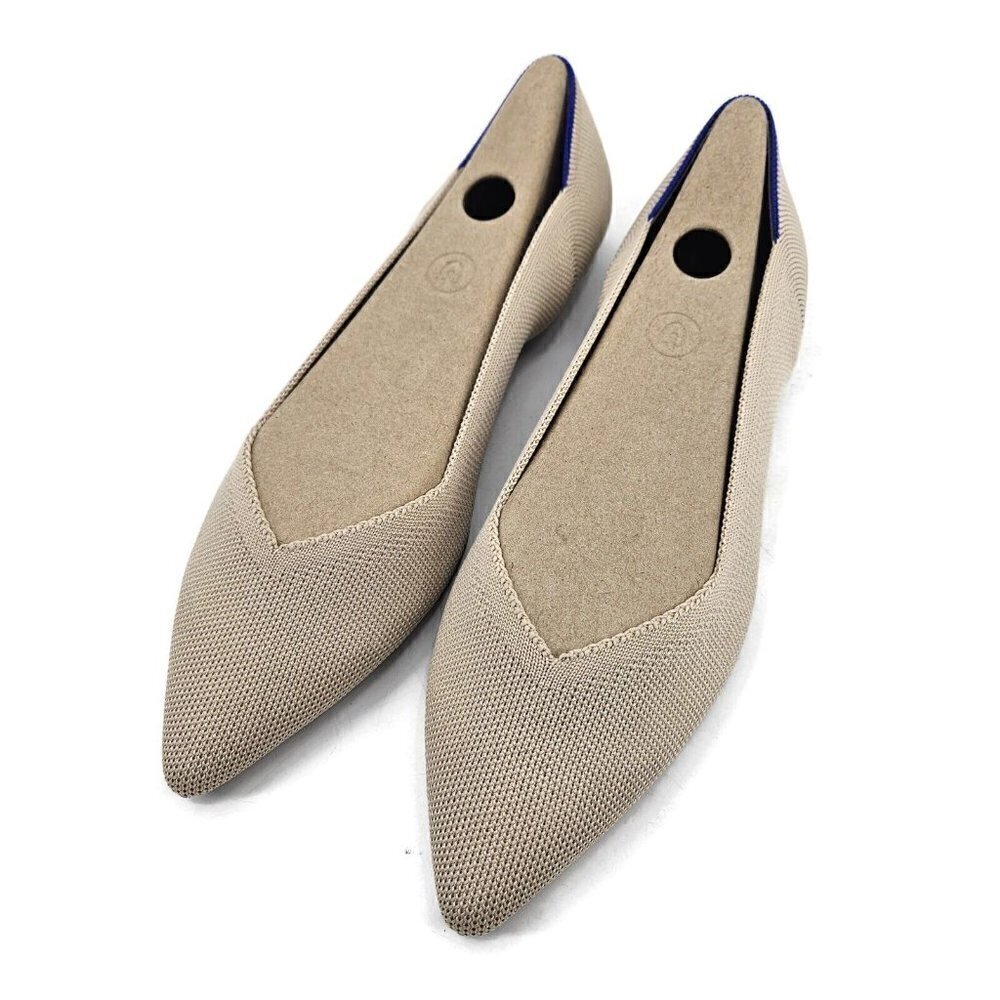 New Rothy's The Point Shoes Womens 10 Ecru Rothys Slip Ons - Picture 3 of 13